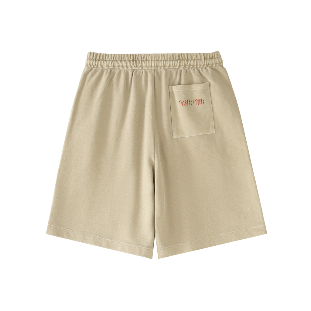 Vintage Wash Cotton Shorts