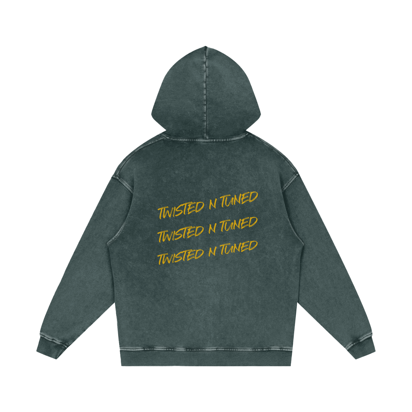 Snow Washed Loose Cotton Hoodie