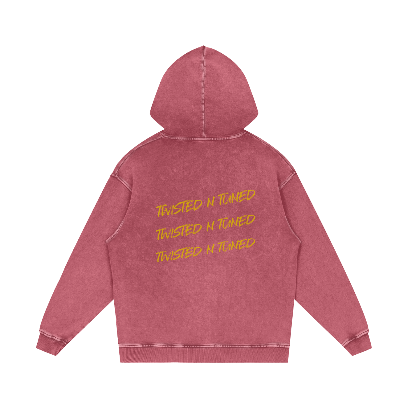 Snow Washed Loose Cotton Hoodie