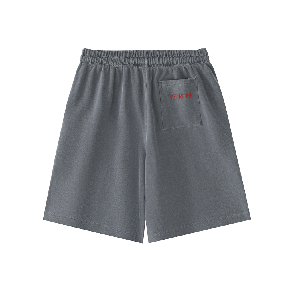 Vintage Wash Cotton Shorts