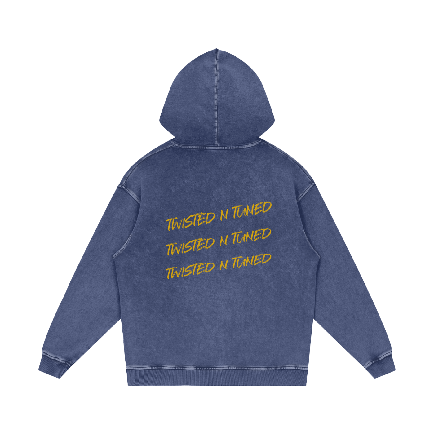 Snow Washed Loose Cotton Hoodie