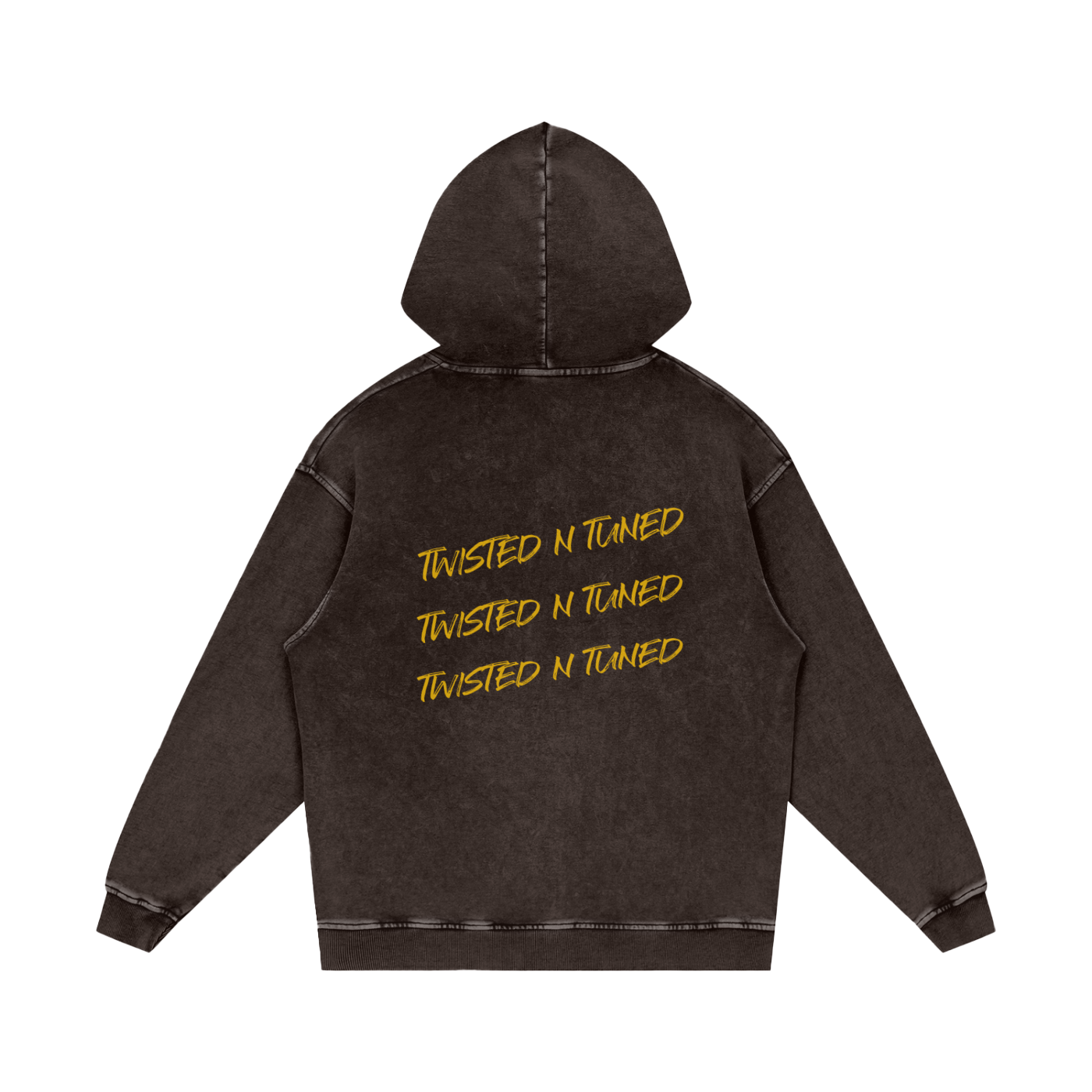 Snow Washed Loose Cotton Hoodie